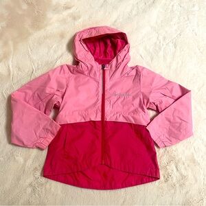 Columbia Pink Hooded Jacket pink ombré girls 4/5 Xxs